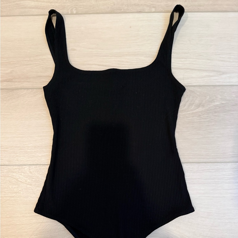 Reformation Black Bodysuit